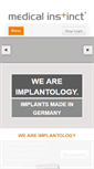Mobile Screenshot of medical-instinct.de